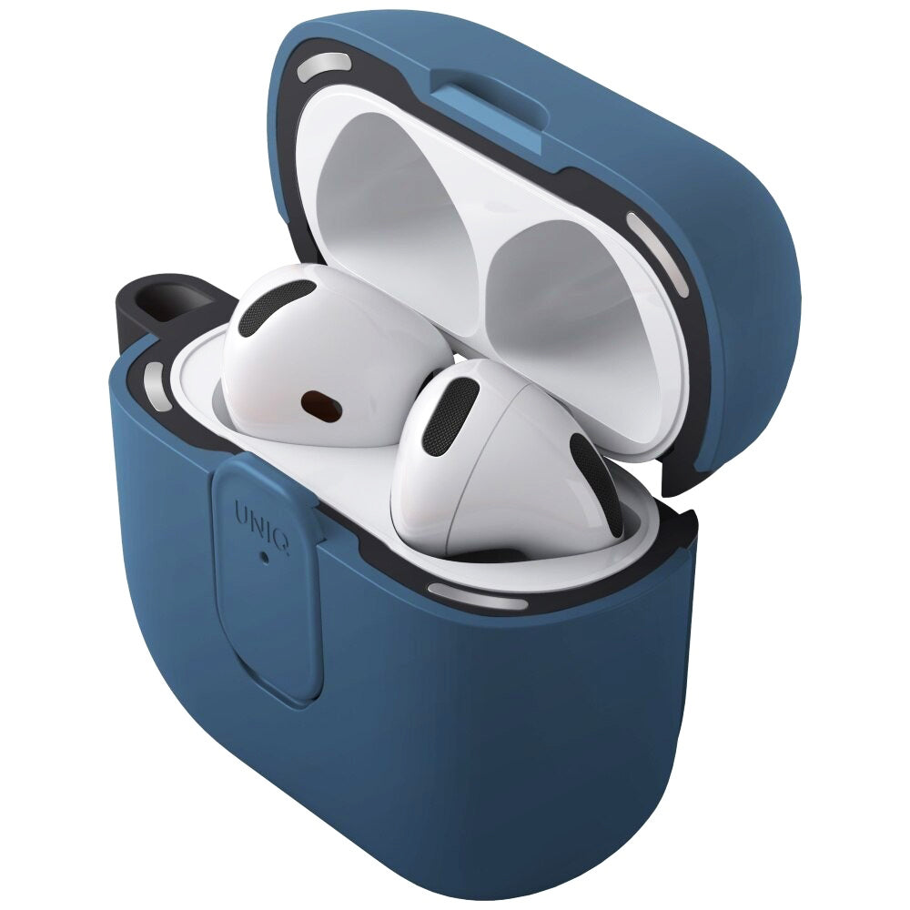 Futrola UNIQ Clyde za Apple AirPods 4, Plavo Crna