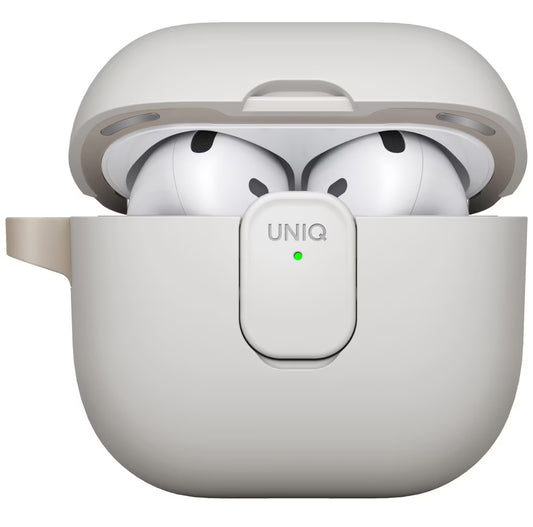 Futrola UNIQ Clyde za Apple AirPods 4, Sivo Bež