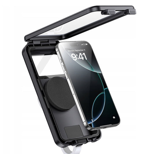 Univerzalna Vodootporna Futrola kompatibilna sa Magnetnim Držačem za Bicikl, Baseus, PrimeTrip VB1, Crna C0013D01