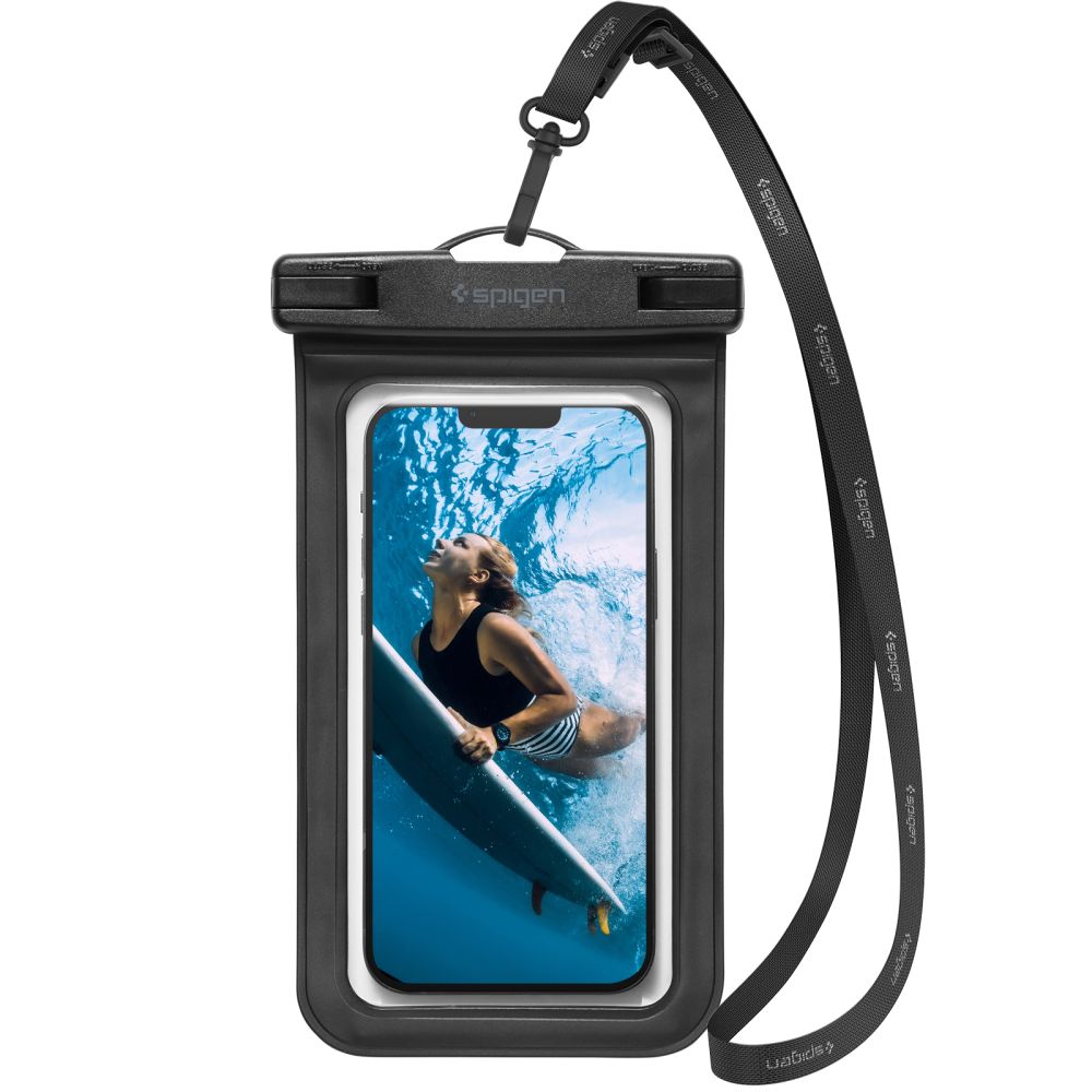 Univerzalna Vodootporna Futrola za Telefon 3.5inch - 7inch, Spigen, A601, Crna AMP04525