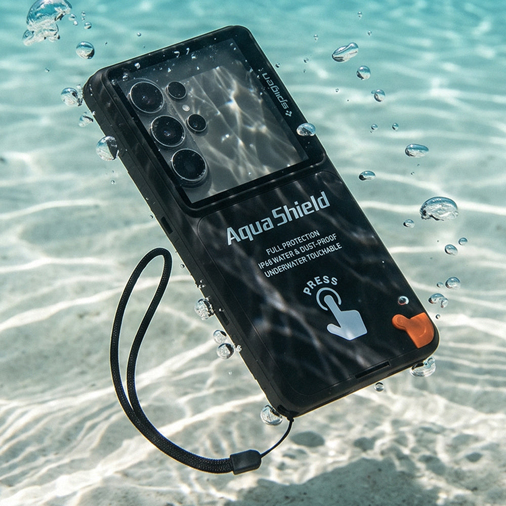 Univerzalna vodootporna futrola Spigen, Aqua Shield A604, Crna ACS11675
