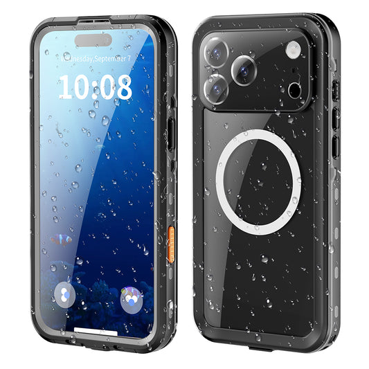 Husa Waterproof za Apple iPhone 17 Pro Max, ShellBox, Crna