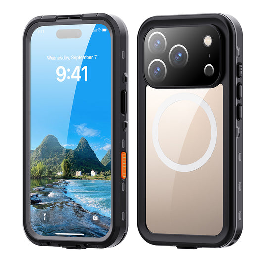 Futrola Waterproof za Apple iPhone 17 Pro, ShellBox, Crna