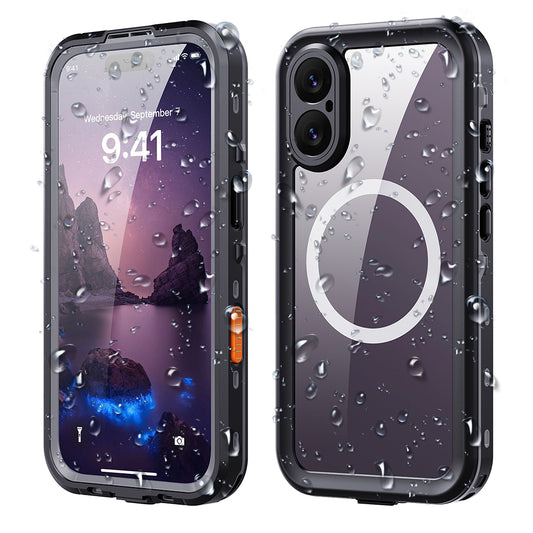 Husa Waterproof za Apple iPhone 17, ShellBox, Crna