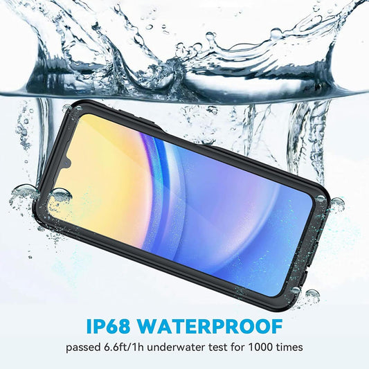 Vodootporna futrola za Samsung Galaxy A15 5G A156 / A15 A155, ShellBox, Crna