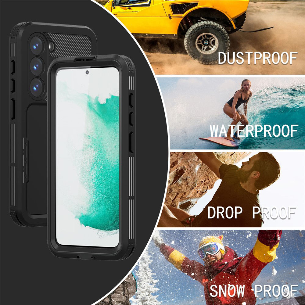 Vodootporna futrola za Samsung Galaxy S26 S942, ShellBox, Crna