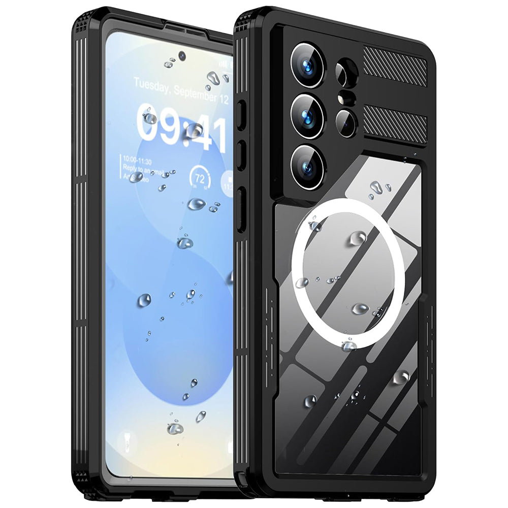 Husa Waterproof za Samsung Galaxy S26 Ultra S948, ShellBox, Crna