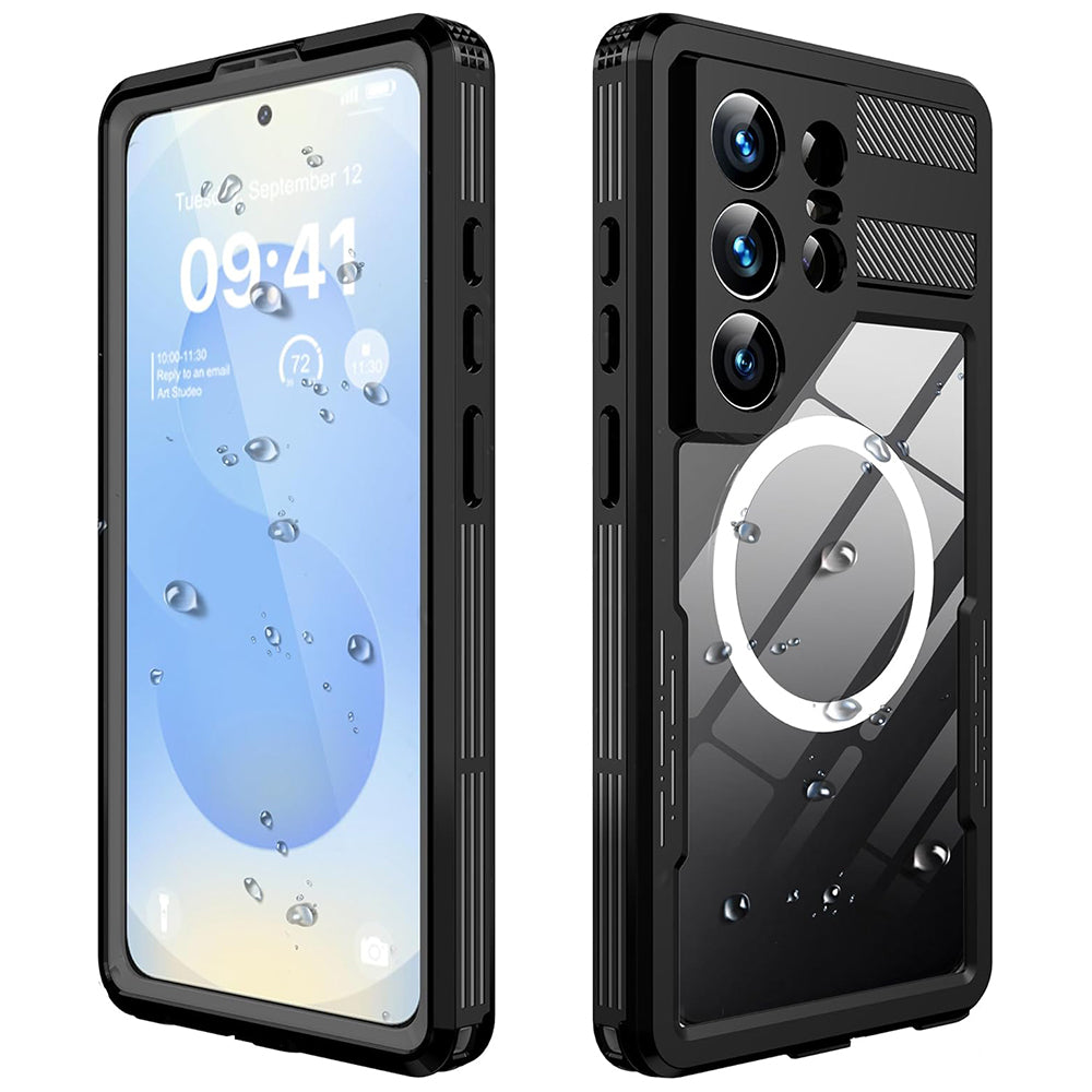 Husa Waterproof za Samsung Galaxy S26 Ultra S948, ShellBox, Crna