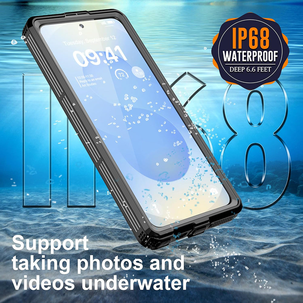 Husa Waterproof za Samsung Galaxy S26 Ultra S948, ShellBox, Crna