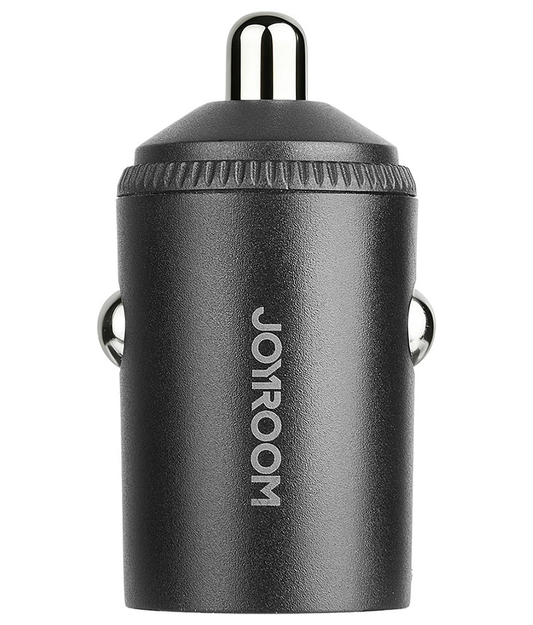 Auto punjač Joyroom JR-CCN18, 65W, 1 x USB-A - 1 x USB-C, Crni