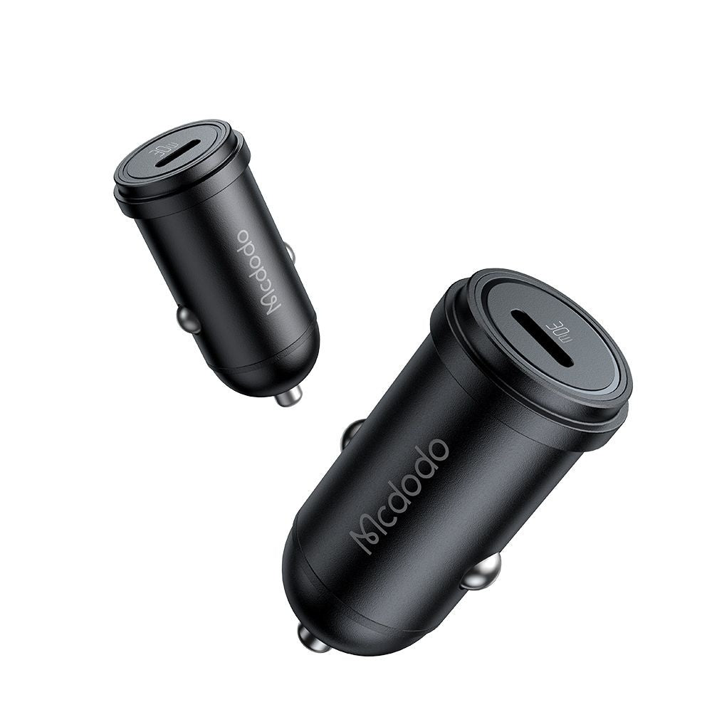 Auto punjač McDodo CC-7491 Obsidian, 30W, 3A, 1 x USB-C, Crni