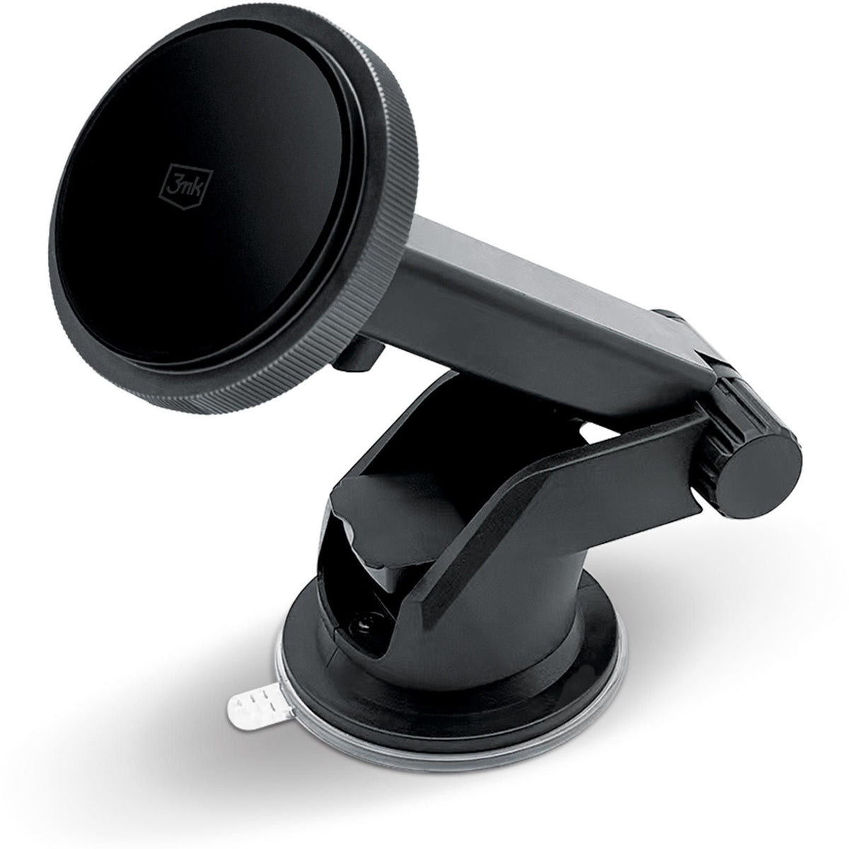 Auto punjač Wireless 3MK MagCharger, 15W, 1.67A, Crni
