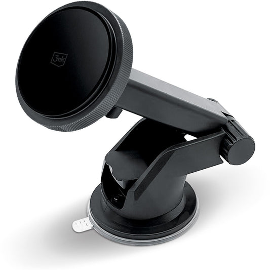 Auto punjač Wireless 3MK MagCharger, 15W, 1.67A, Crni