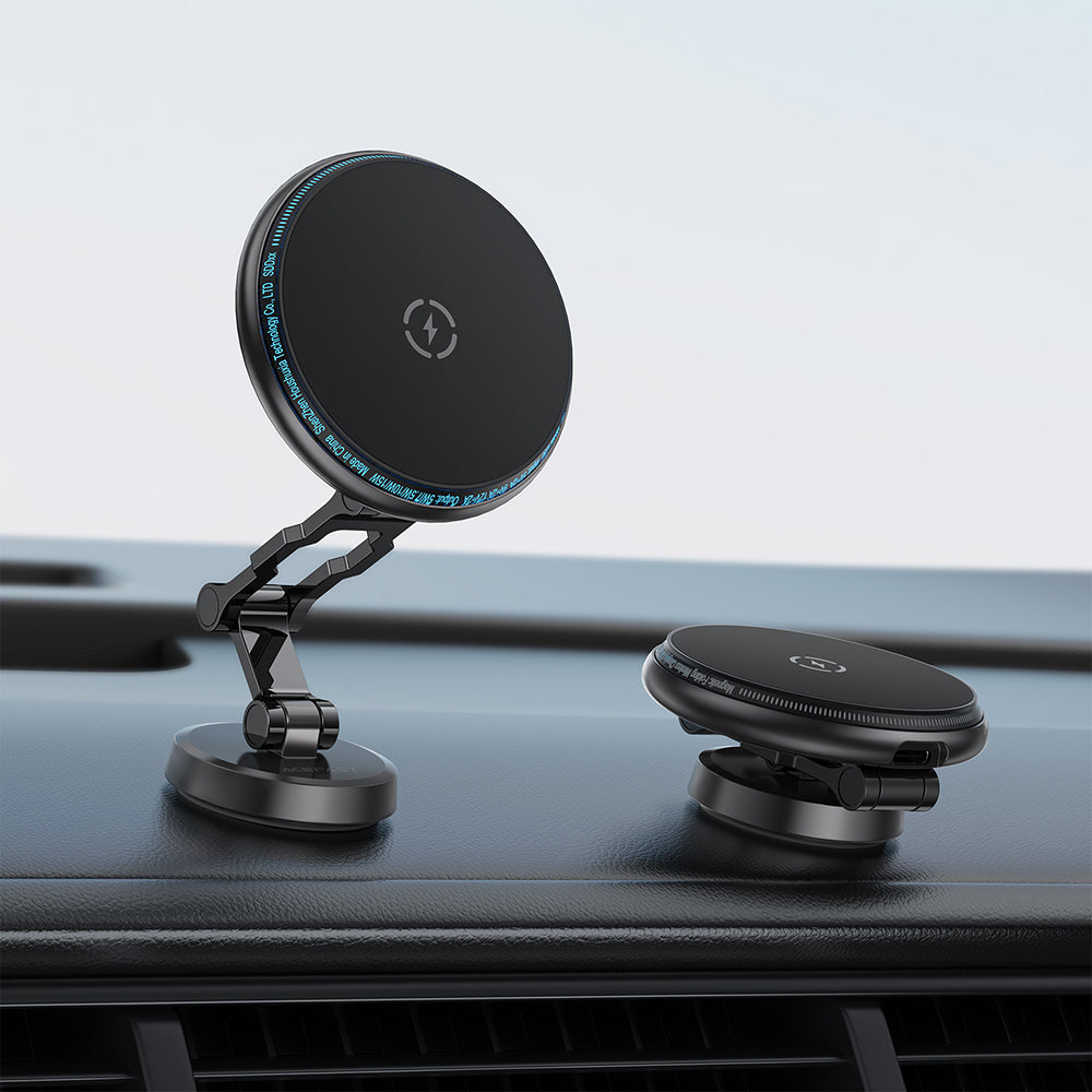 Auto punjač bez kablova Acefast D30, 15W, 1.67A, Crni