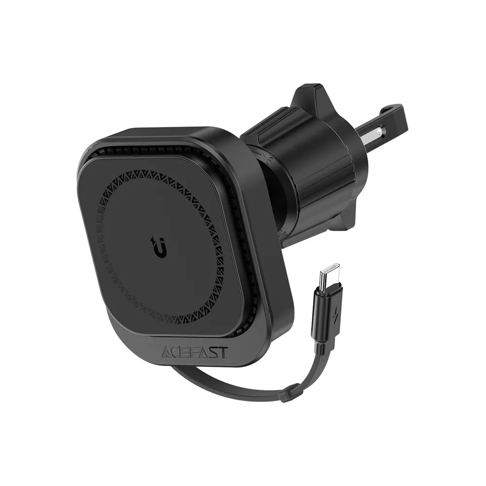Auto punjač bez žica Acefast D32, 15W, 1.67A, Crni