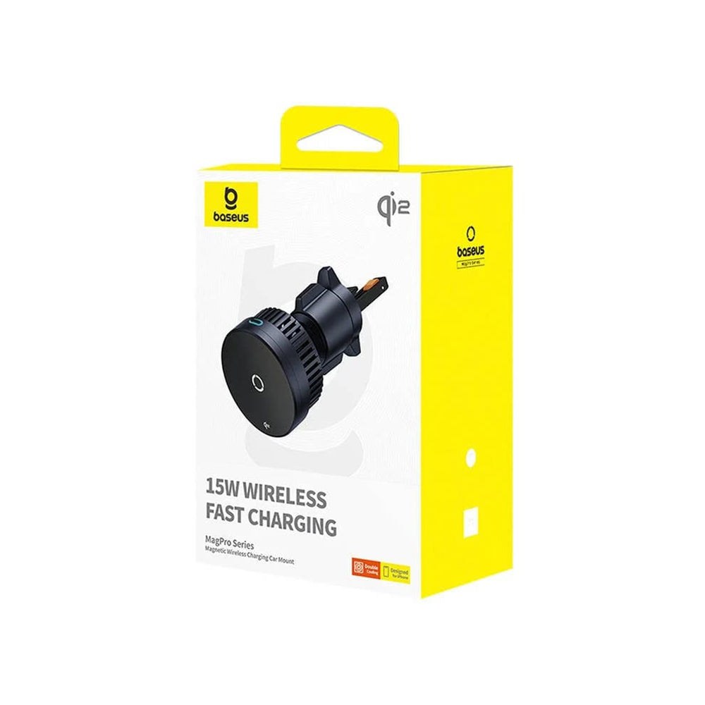 Bežični auto punjač Baseus MagPro, 15W, 1.67A, Crni C40164100121-01