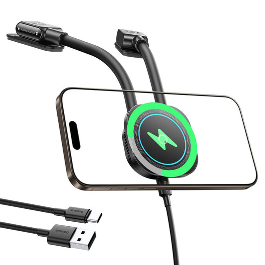 Bežični auto punjač Baseus PrimeTrip C03s Pro, 15W, 1.67A, Crni C0013803