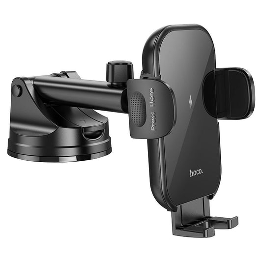 Auto punjač bez žica HOCO HW5, 15W, 1.67A, Crni