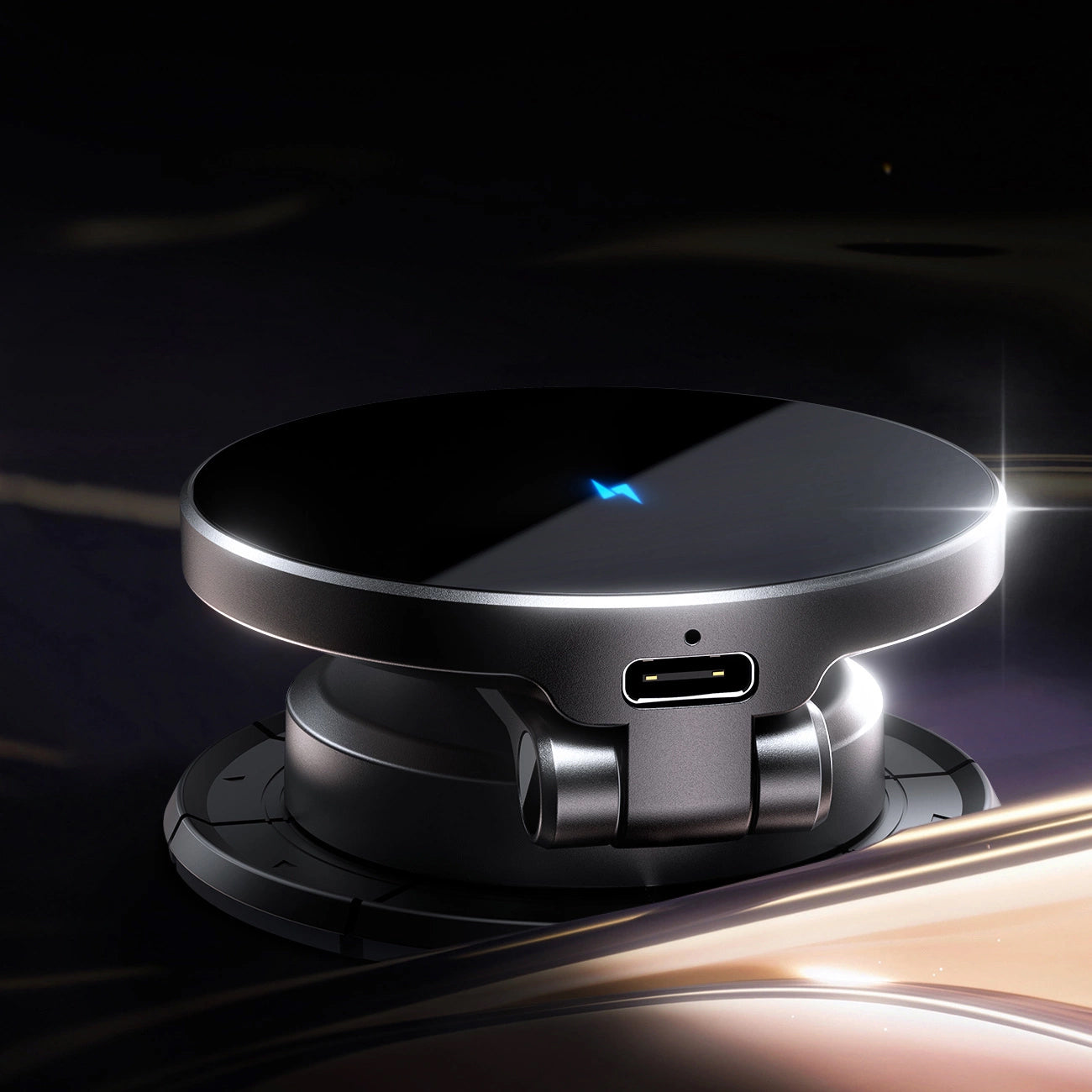 Auto punjač bez žica Joyroom JR-ZS408, 15W, 1.67A, Crni