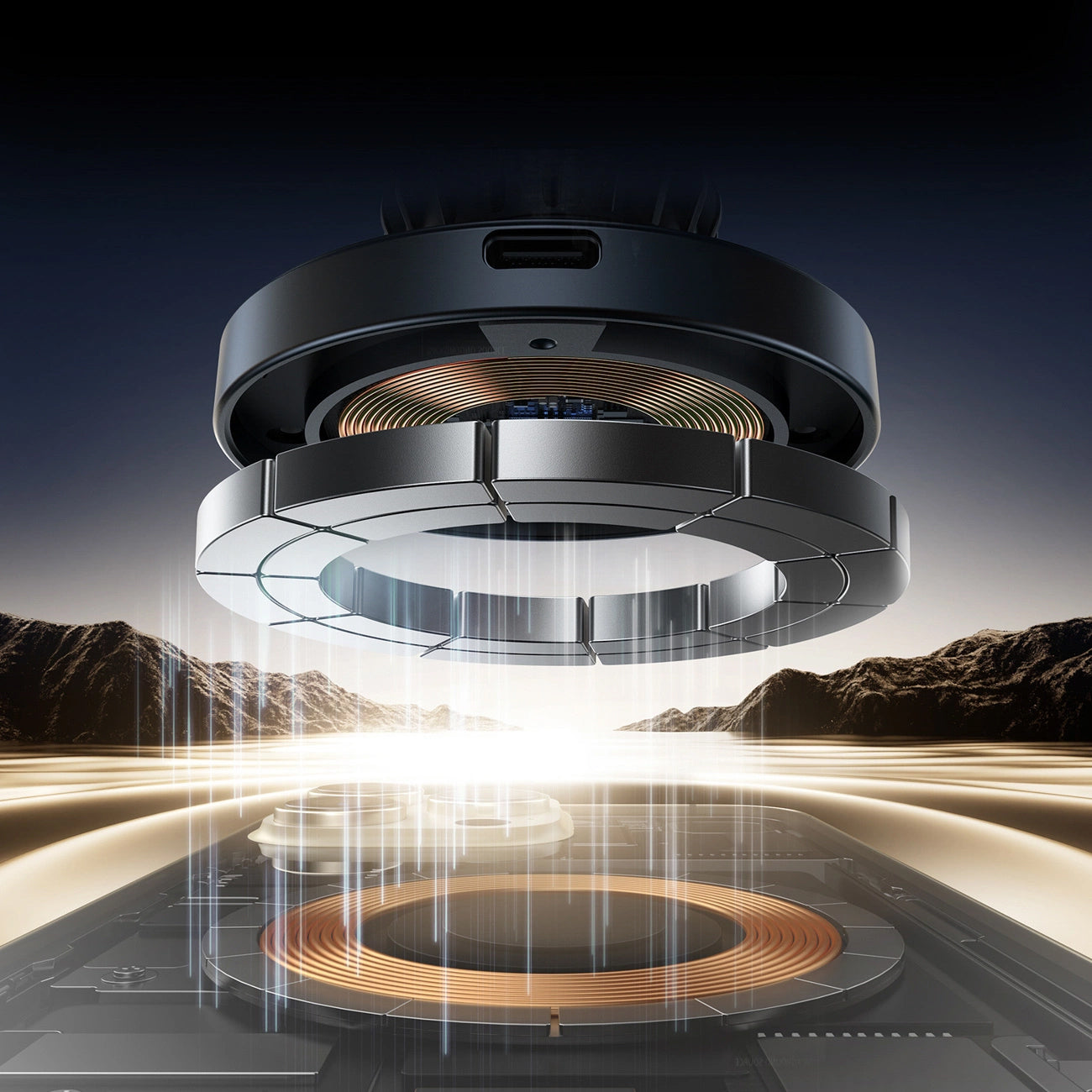 Bežični auto punjač Joyroom JR-ZS502, 15W, 1.67A, Crni