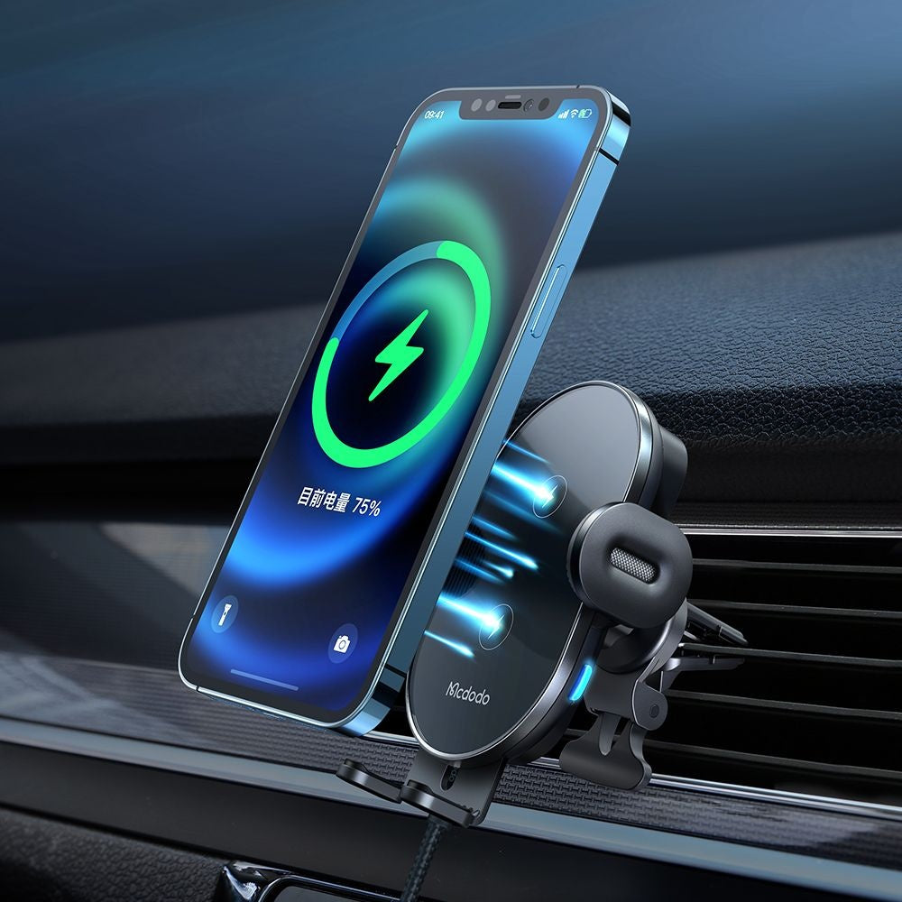 Auto punjač bez žice McDodo CH-1600, 15W, 1.67A, Crni