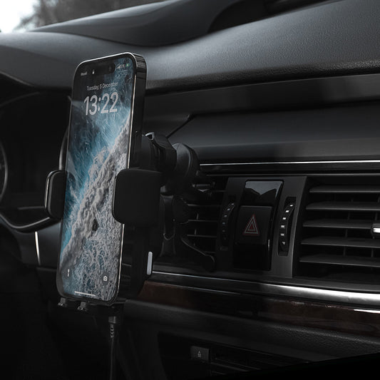 Incarcator Auto Wireless Proove Triple Clamp, 15W, 1.67A, Crni WHTC15010001