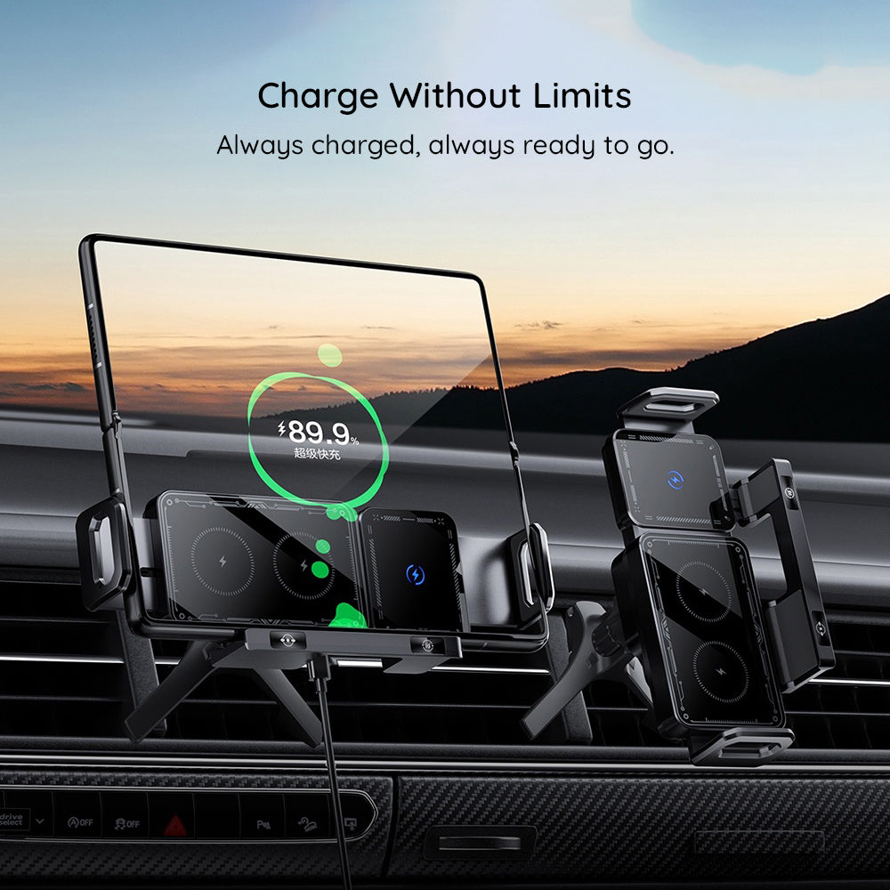 Auto punjač Techsuit SW1 ModoDock, 15W, 1.67A, Crni