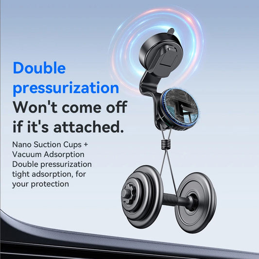 Bežični auto punjač Yesido C311, 15W, 1.67A, Crni