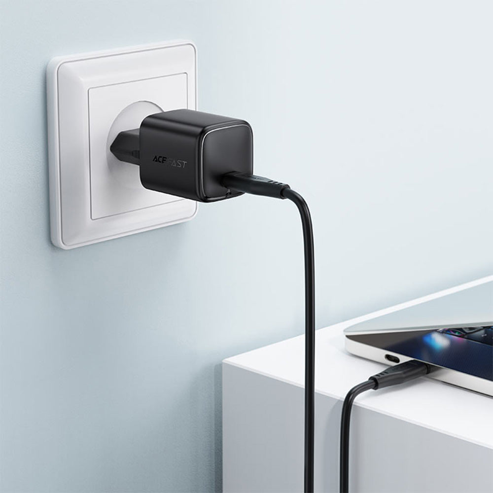 Punjač mreže Acefast A119, 45W, 3A, 1 x USB-C, Crni