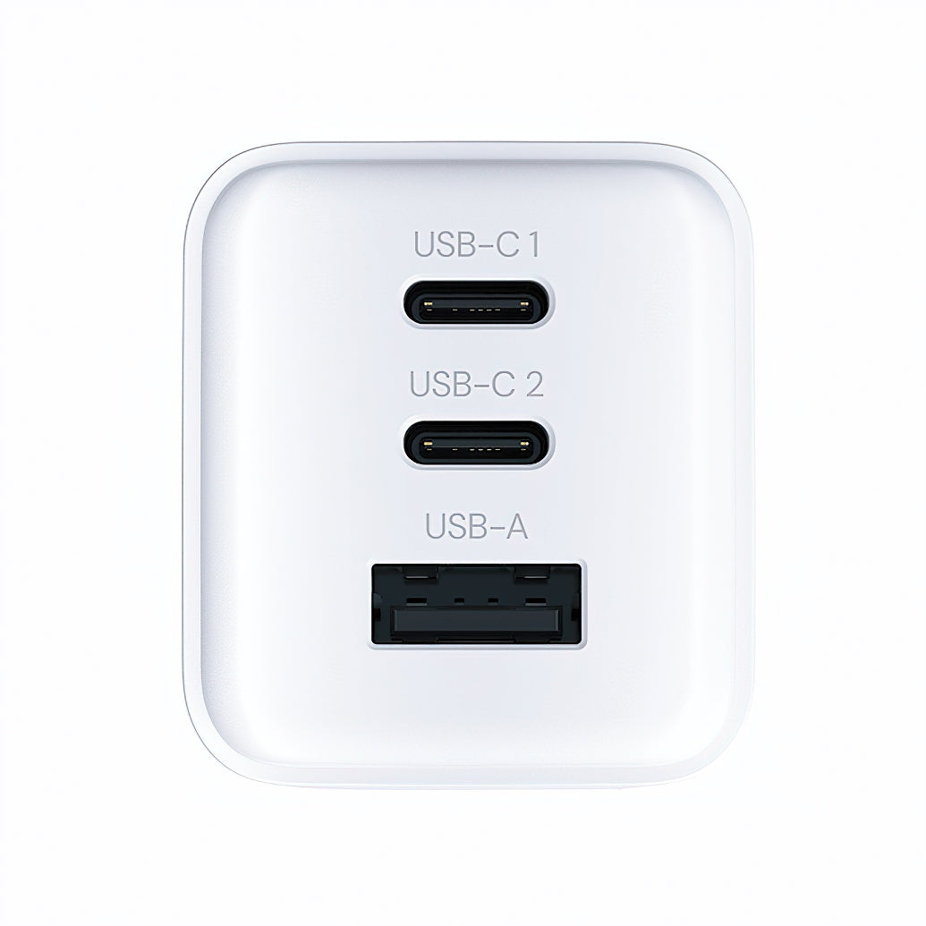 Punjač mreže Allity. ATC-01-65WACC Fast, 65W, 3.25A, 1 x USB-A - 2 x USB-C, Beli