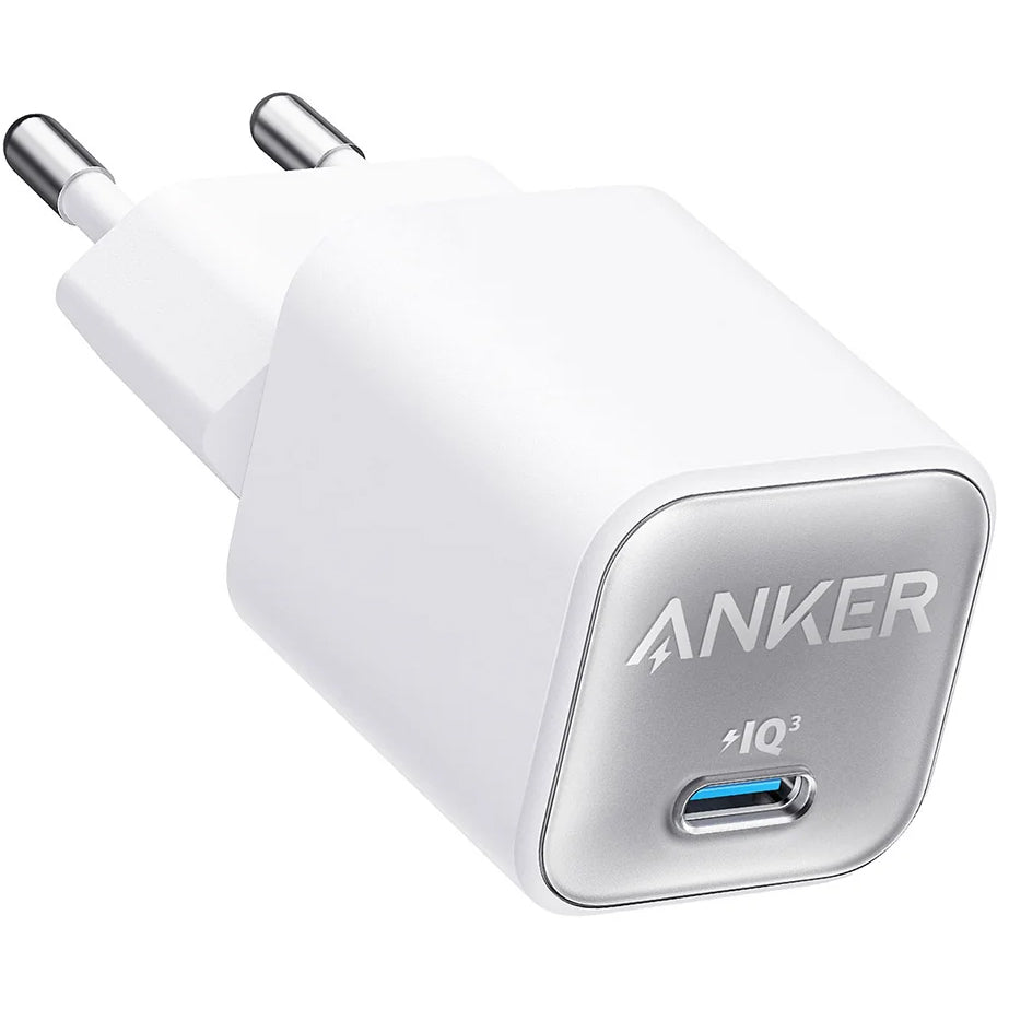 Punjač Anker 511 Nano 3, 30W, 3A, 1 x USB-C, Beli A2147G21