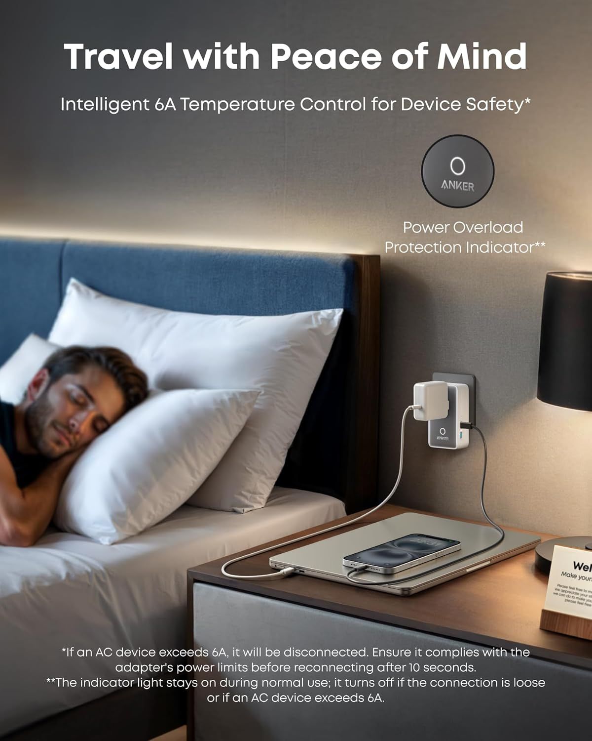 Punjač Anker Nano Travel, 20W, 3A, 2 x USB-A - 2 x USB-C, Beli A9215H21
