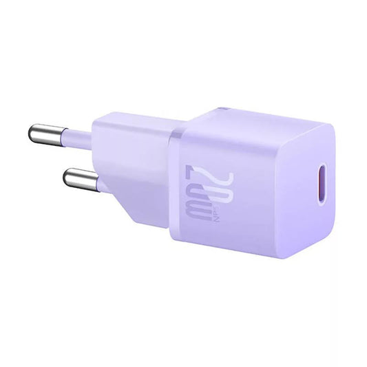Punjač mreže Baseus, 20W, 3A, 1 x USB-C, Ljubičasti CCGN050105