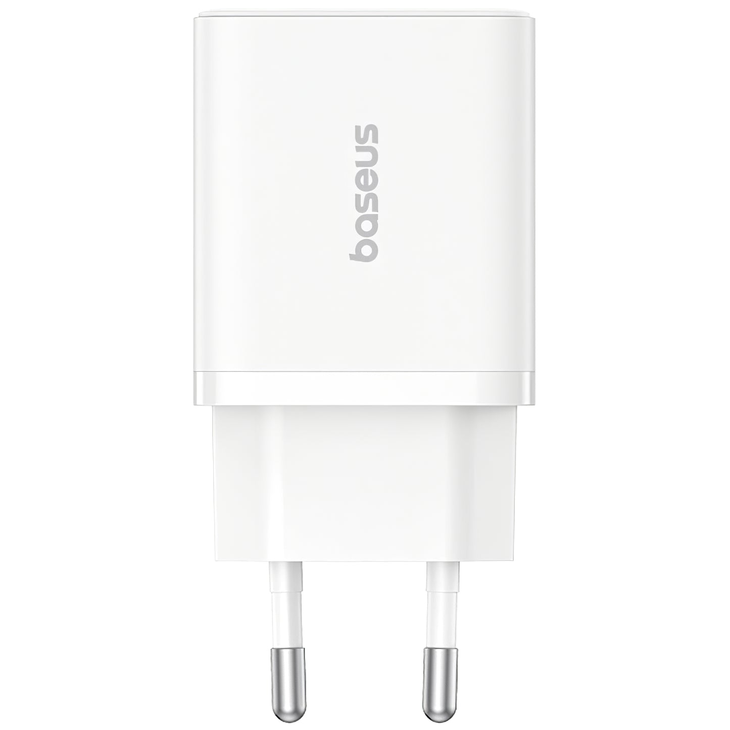 Punjač Baseus Cube, 30W, 2.4A, 1 x USB-A - 1 x USB-C, Beli P10111404213-00