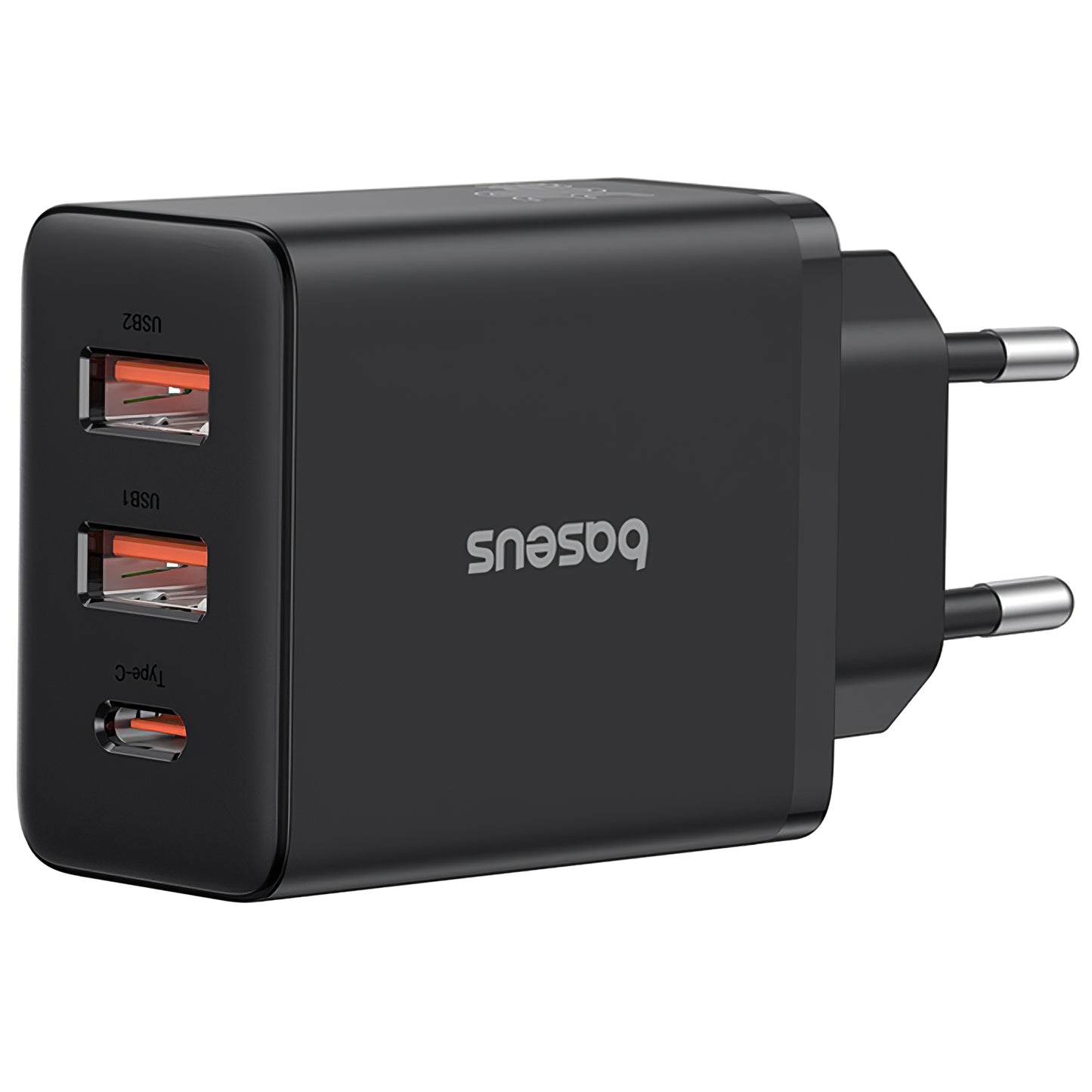 Punjač Baseus Cube, 30W, 3A, 1 x USB-C - 2 x USB-A, Crni P10111402113-00