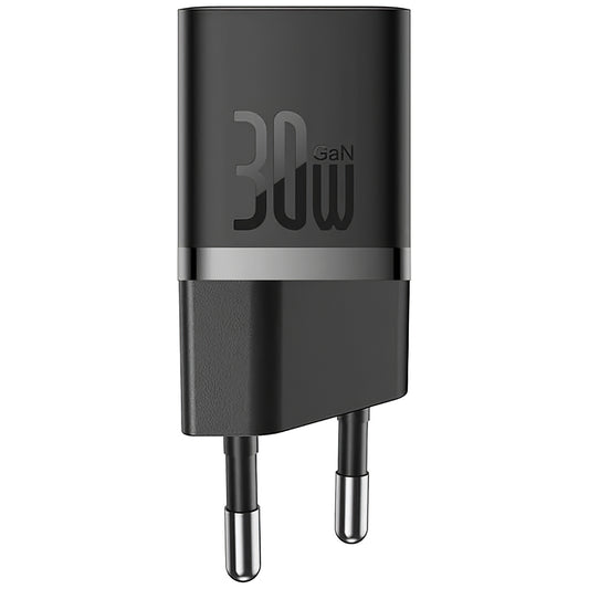 Punjač Baseus GaN Mini 1C, 30W, 3A, 1 x USB-C, Crni CCGN070401
