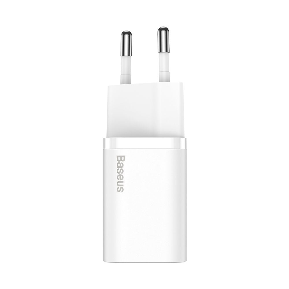 Punjač Baseus Super Si 1C, 30W, 3A, 1 x USB-C, Beli CCSUP-J02