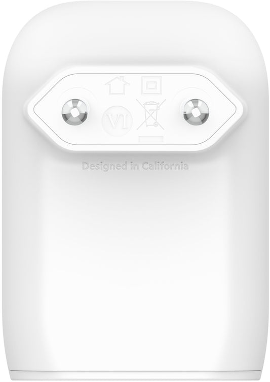 Punjač za mrežu Belkin BoostCharge Dual, 37W, 3A, 1 x USB-A - x USB-C, Bela WCB007vfWH