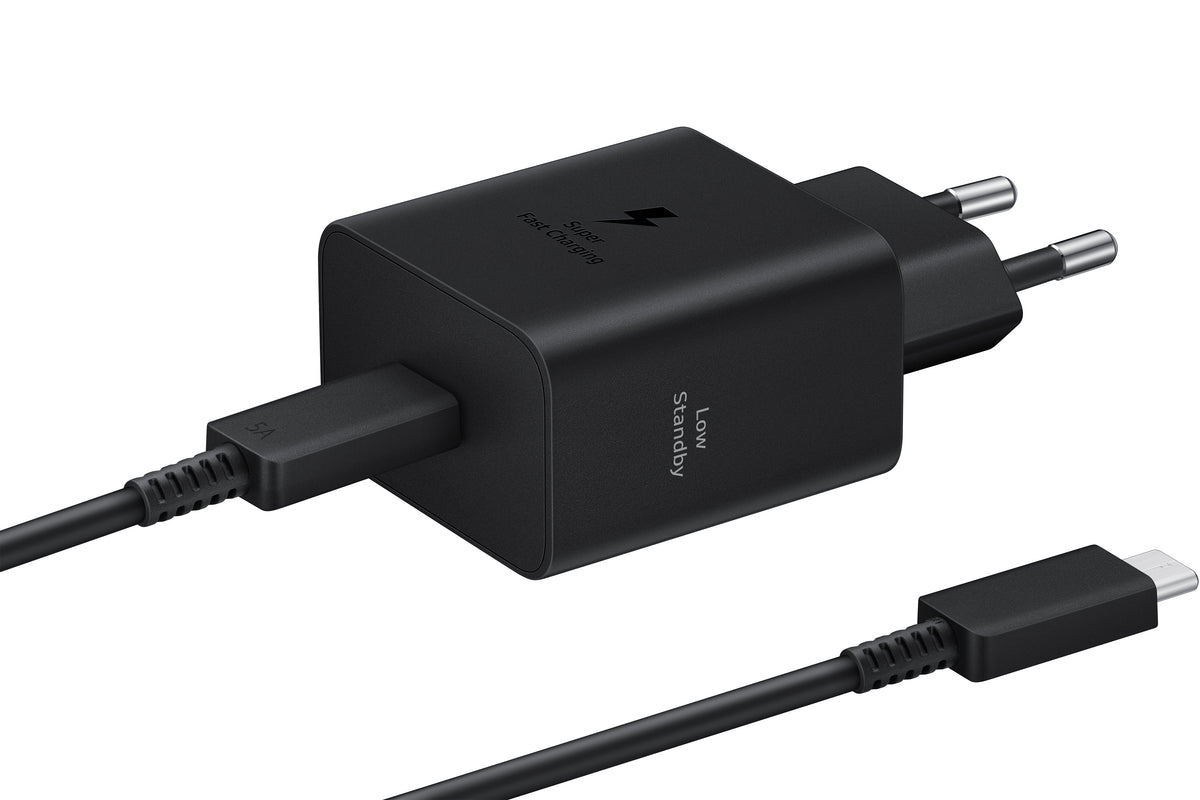 Punjač Mreže sa USB-C Kabelom Samsung, 45W, 4.05A, 1 x USB-C, Crni EP-T4511XBEGEU