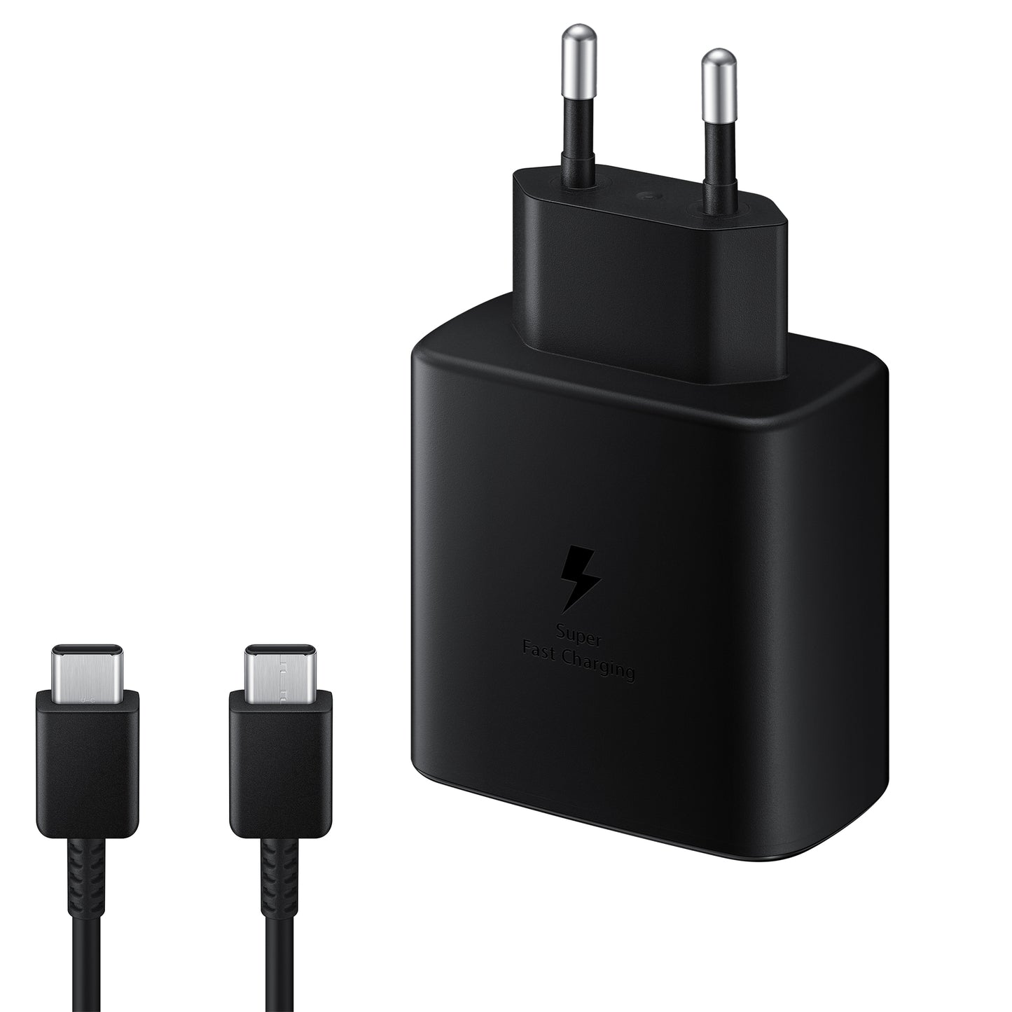 Punjač za mrežu sa USB-C kablom Samsung EP-TA845 + DA705BBE, 45W, 4.05A, 1 x USB-C, crni