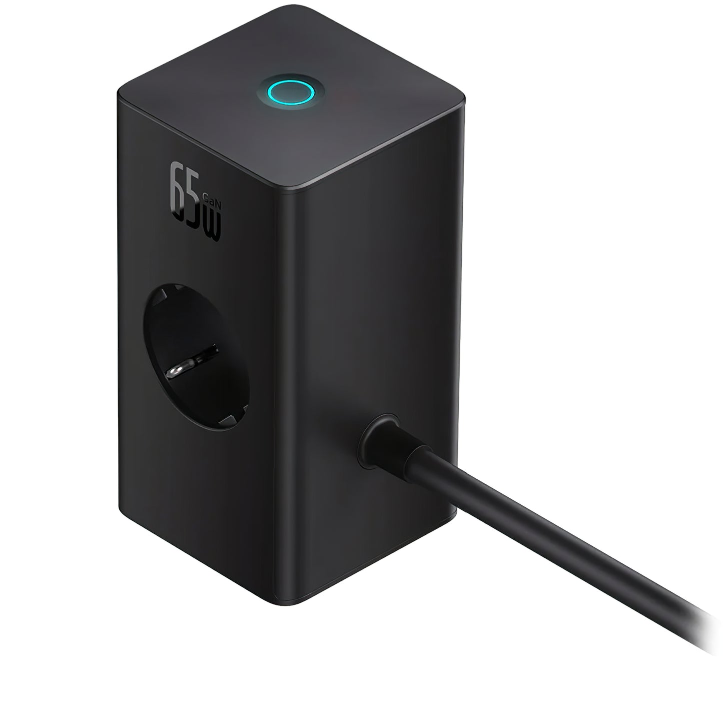 Produžni kabl Baseus GaN3 Pro PowerStrip, 65W, 3.25A, 1 x USB-A - 1 x USB-C - 2 x Schuko, Crni PSLR000301