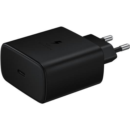 Punjač za mrežu sa USB-C kablom Samsung EP-TA845 + DW767JBE, 45W, 4.05A, 1 x USB-C, crni GP-PTU020SOFBQ