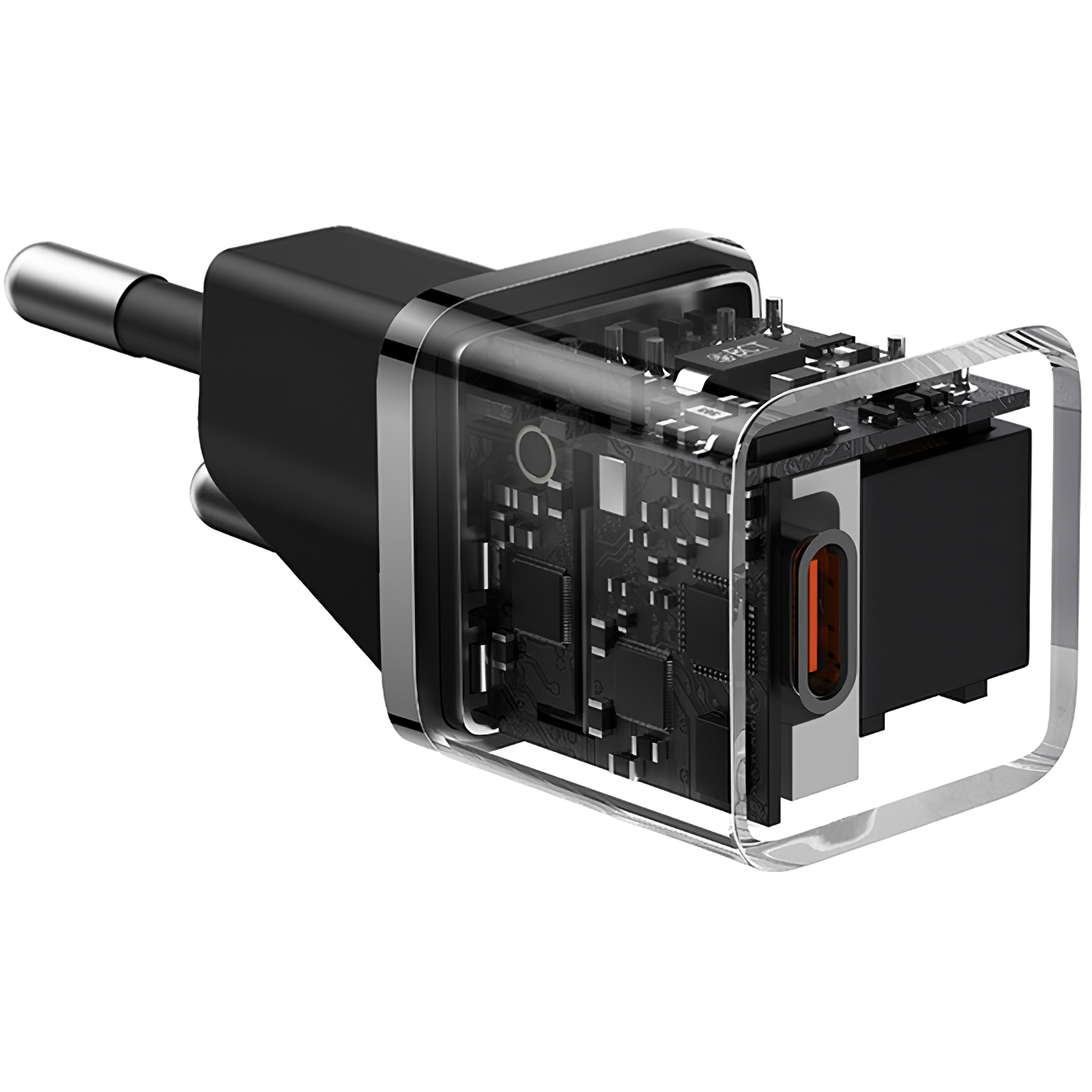 Punjač za mrežu sa USB-C kablom Baseus GaN5, 20W, 3A, 1 x USB-C, crni P10110900113-00