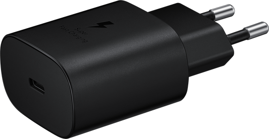 Punjač za mrežu sa USB-C kablom Samsung EP-TA800B + DA705BBE, 25W, 3A, 1 x USB-C, Crni GP-PTU021SOABQ