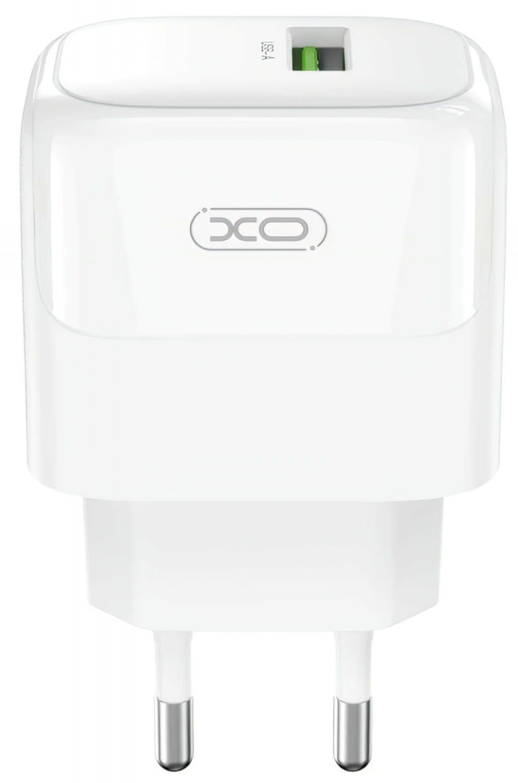 Punjač za mrežu sa microUSB kablom XO Design L135, 18W, 3A, 1 x USB-A, Bel