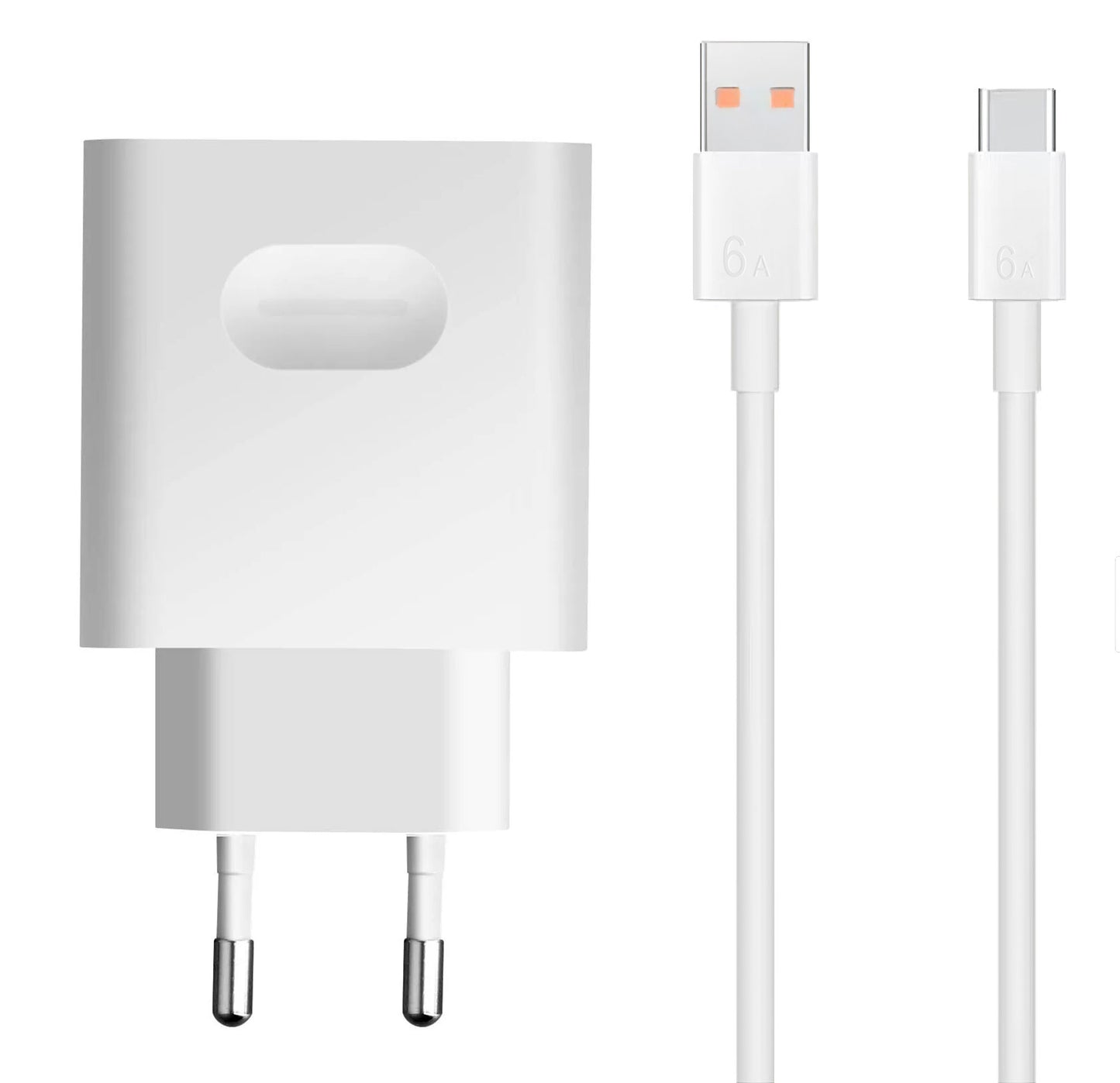 Punjač za mrežu sa USB-C kablom Huawei HW-110600E02, 66W, 6A, 1 x USB-A, Beli 02221773