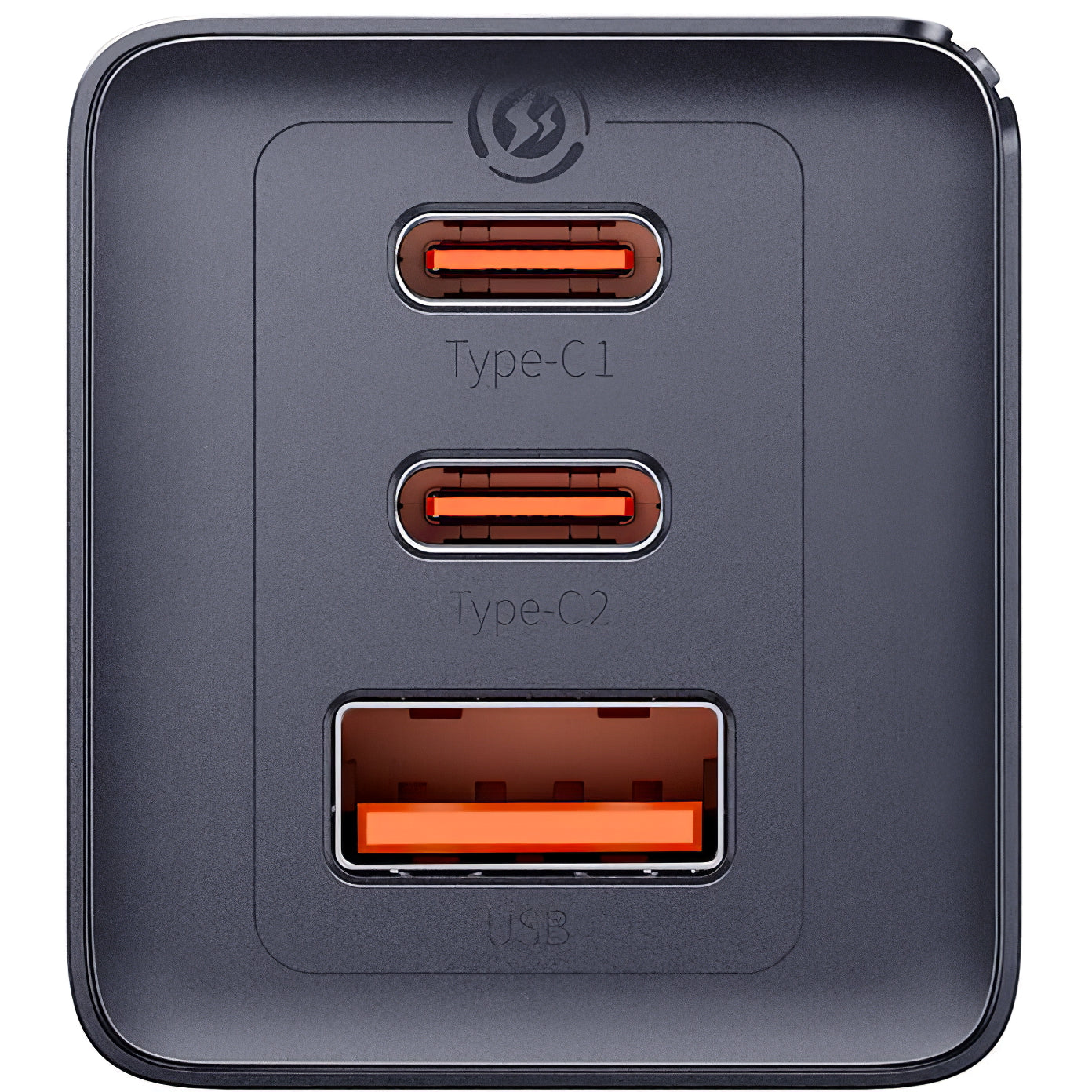 Punjač za mrežu sa USB-C kablom Baseus GaN5 Ultra, 65W, 3.25A, 1 x USB-A - 2 x USB-C, Sivi P10110812827-Z1