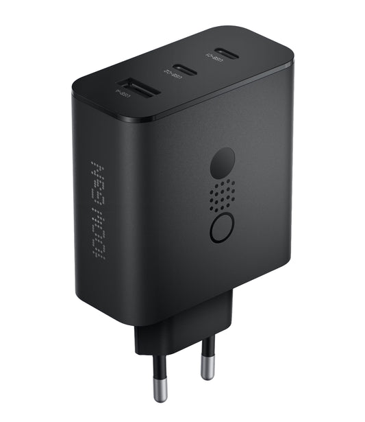 Punjač za mrežu sa USB-C kablom CMF by Nothing C349, 100W, 5A, 1 x USB-A - 2 x USB-C, Sivi A10800016