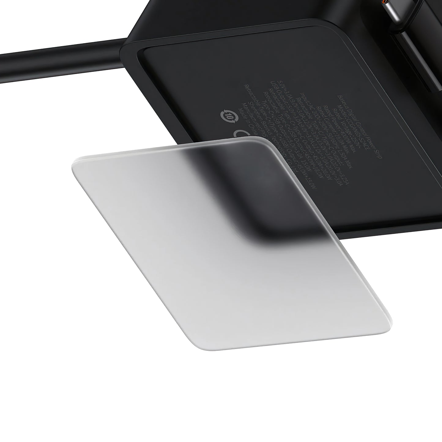 Produžni kabl Baseus GaN3 Pro PowerStrip, 65W, 3.25A, 1 x USB-A - 1 x USB-C - 2 x Schuko, Crni PSLR000301