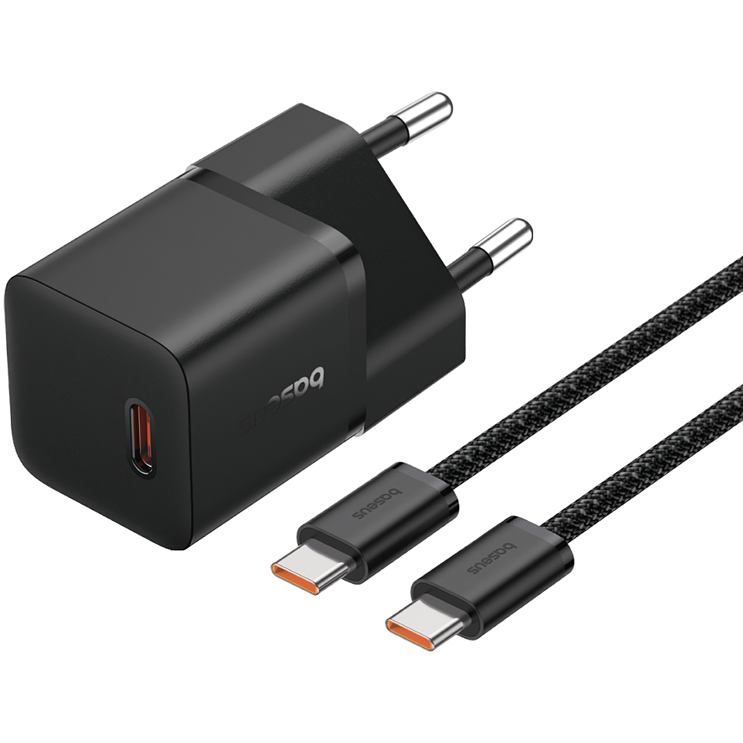 Punjač za mrežu sa USB-C kablom Baseus GaN5, 20W, 3A, 1 x USB-C, crni P10110900113-00